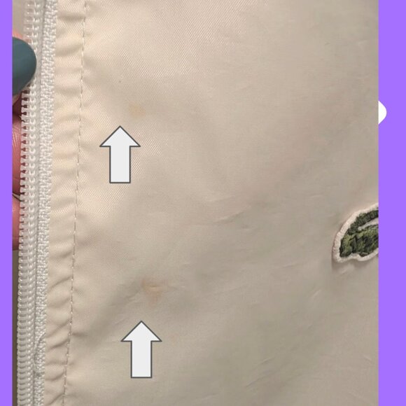 VINTAGE 80's Lacoste Zip-Up Jacket - Picture 2 of 2